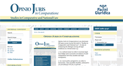 Desktop Screenshot of opiniojurisincomparatione.org